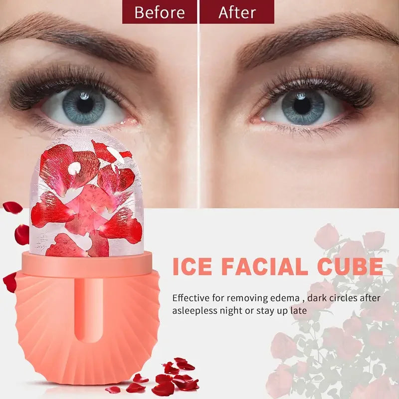 silicon Ice Facial Roller Skin Care Beauty