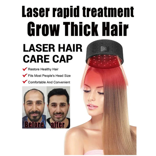 Red light therapy cap for hair loss treatment