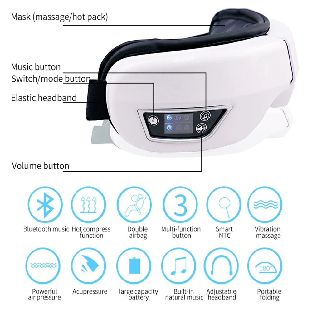 Eye Massager 6D Smart