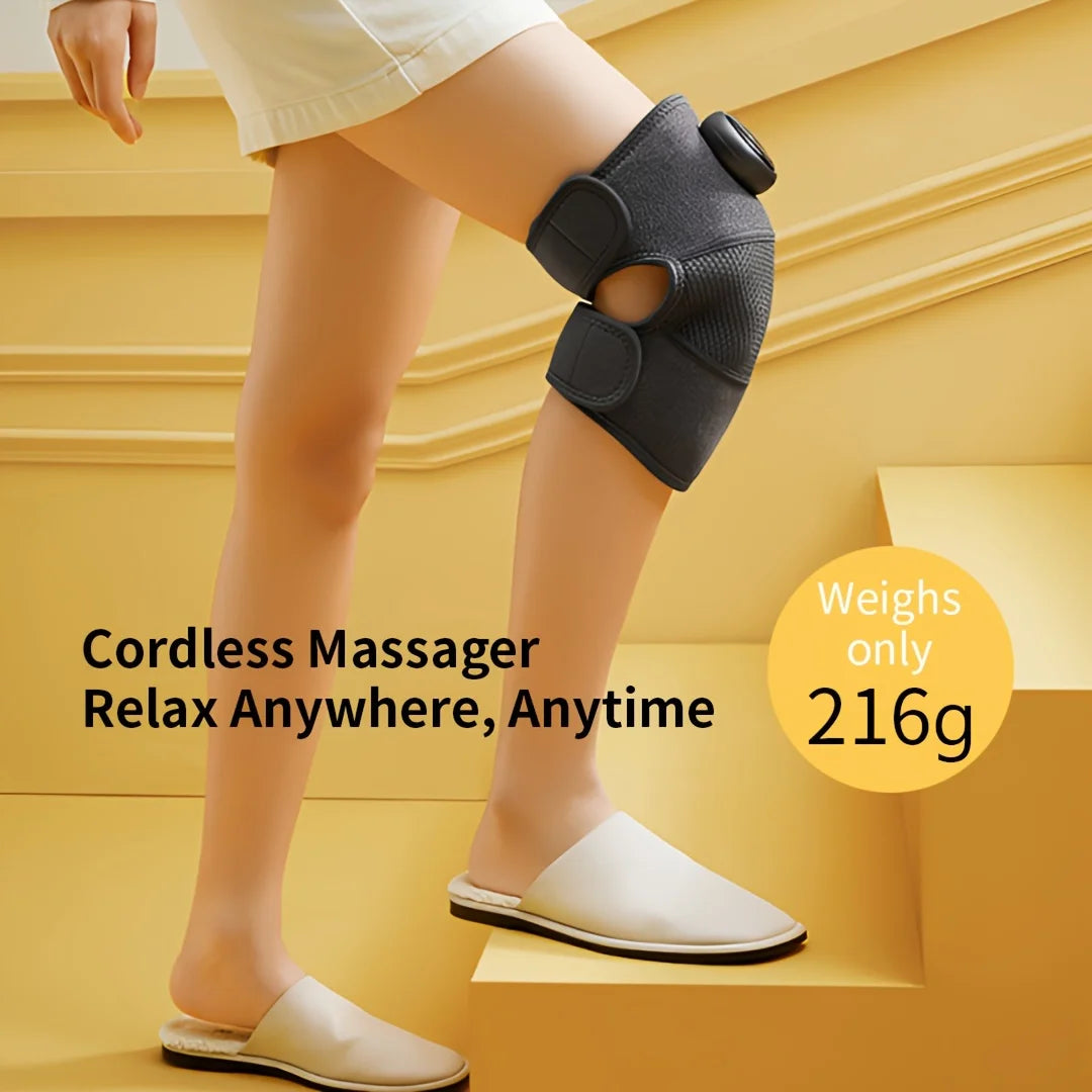 Rechargeable heated knee massager - Relieves shoulder vibration and relieves elbow pain - Customized heating settings - A though