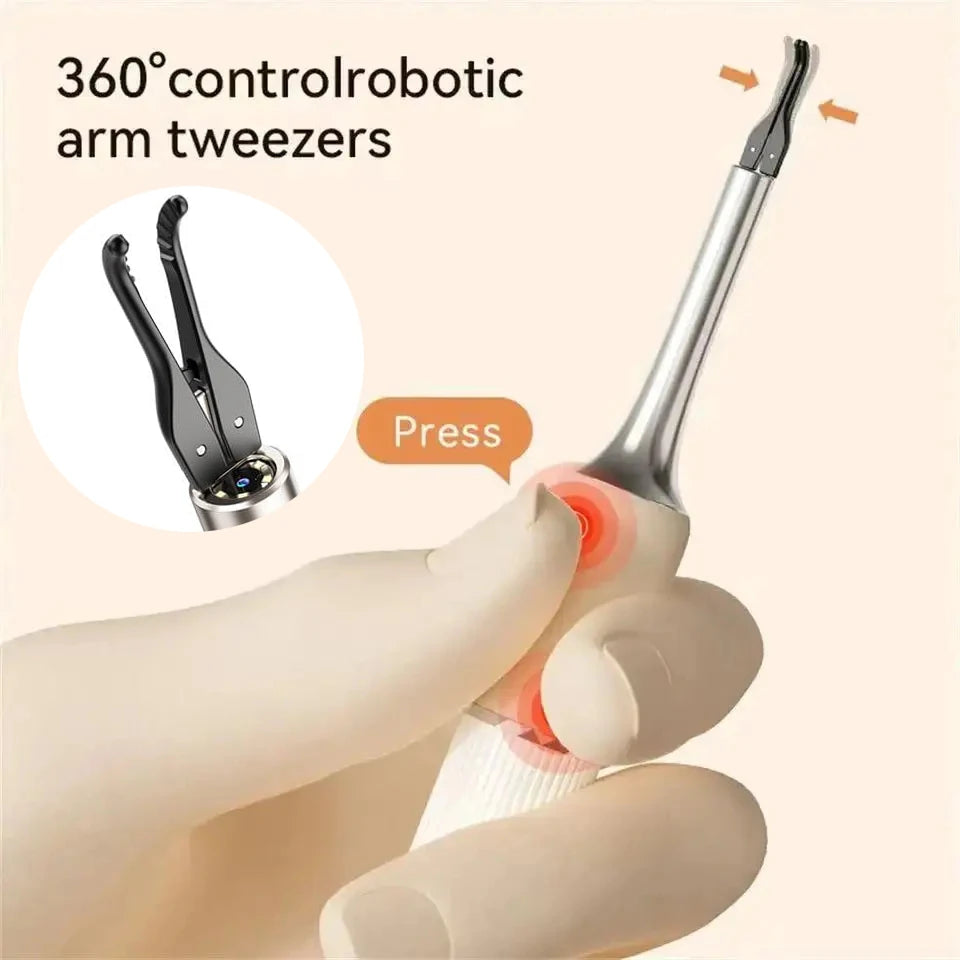 Wireless wifi endoscope smart visual ear cleaner with tweezers  Otoscope Earpick Ear Cleaner Wax Removal Camera Health Care