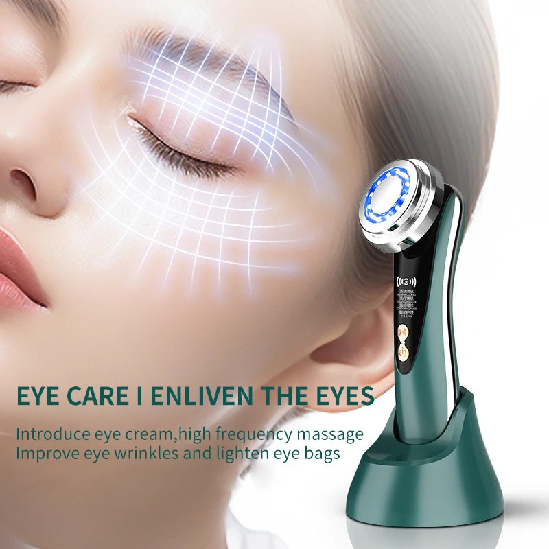 EMS Facial Massager Home Skin Care Tools Face Lift Multifunction  RF Firm Device Skin Rejuvenation Wrinkle Removal