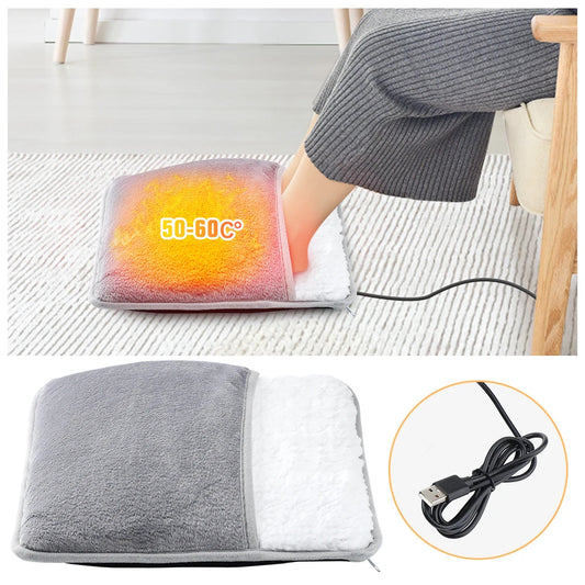 Plush USB Charging Foot Heater