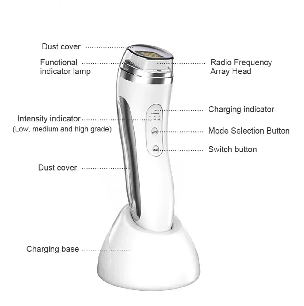 Electric Facial Lifting Machine Dot Matrix Skin Tightening Rejuvenation Wrinkle Removal Face Massager Home Use Beauty Devices