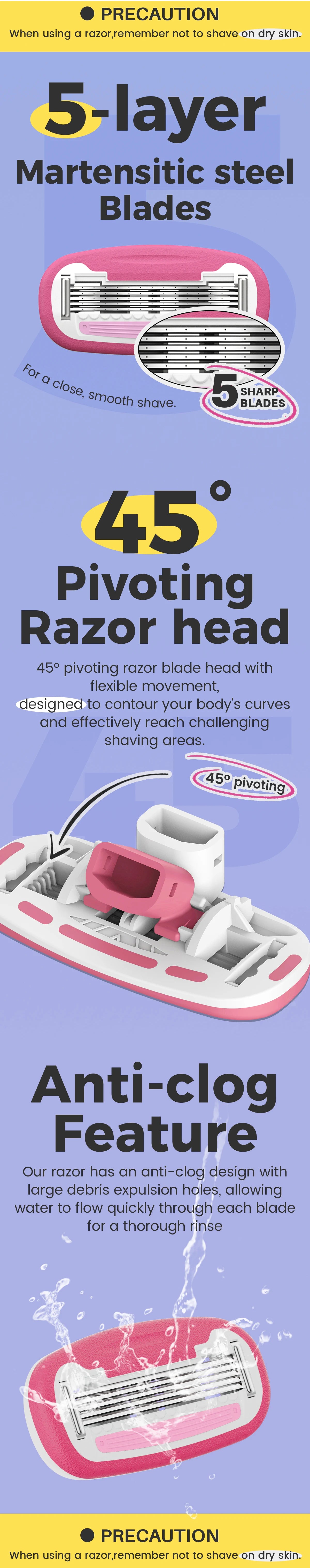 hair shaver for all areas of the body