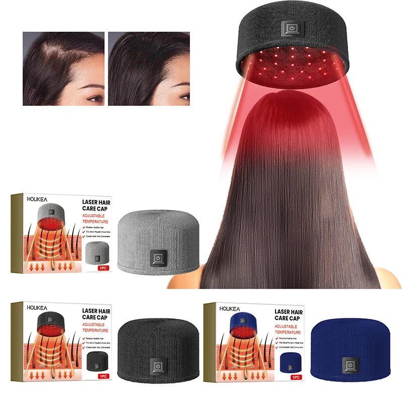 Frizz Free Hair Hat Hair Thickening Hat Hair Care Supplies for Moisturizes and Repairs Dry Damaged Frizzy Hair Heating Hair Hat