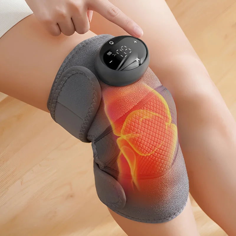 Rechargeable heated knee massager - Relieves shoulder vibration and relieves elbow pain - Customized heating settings - A though