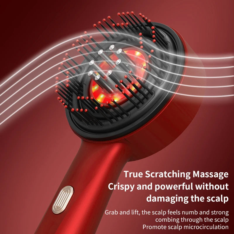 ELICTRIC COMB DEVICE FOR HEAD MASSAGE AND OIL DISTRIBUTION