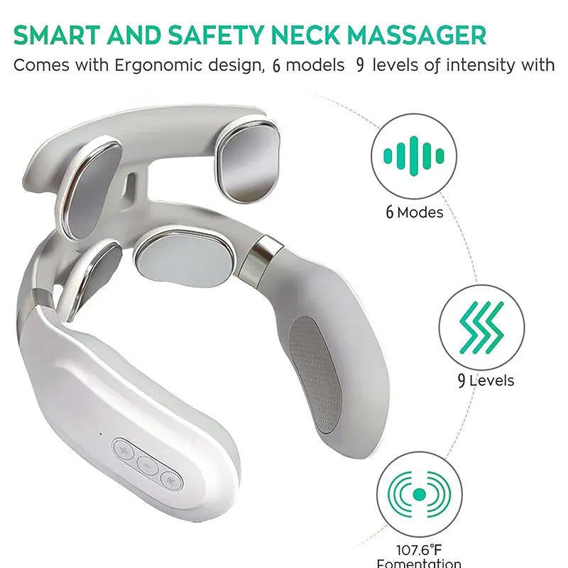 4-in-1 Neck Massage Machine with Heating