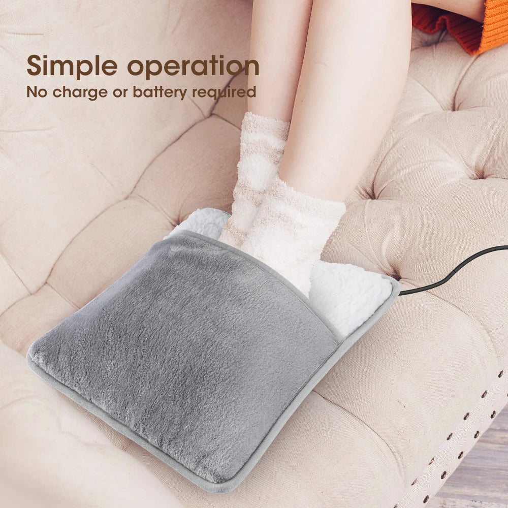 Plush USB Charging Foot Heater