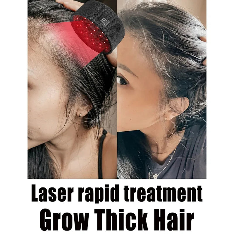 Red light therapy cap for hair loss treatment