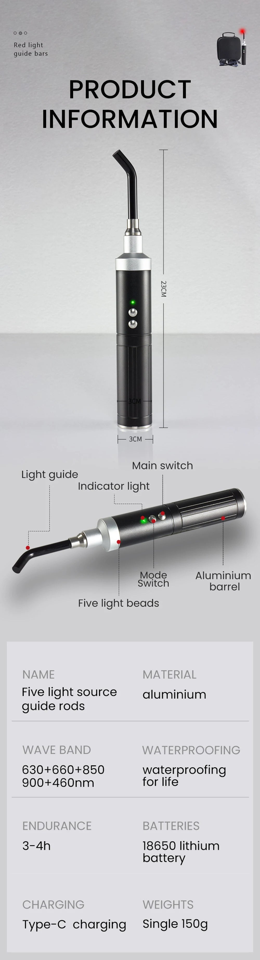 Red Light Therapy Device for Face