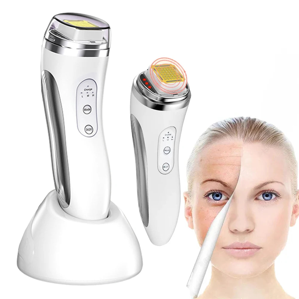 Electric Facial Lifting Machine Dot Matrix Skin Tightening Rejuvenation Wrinkle Removal Face Massager Home Use Beauty Devices