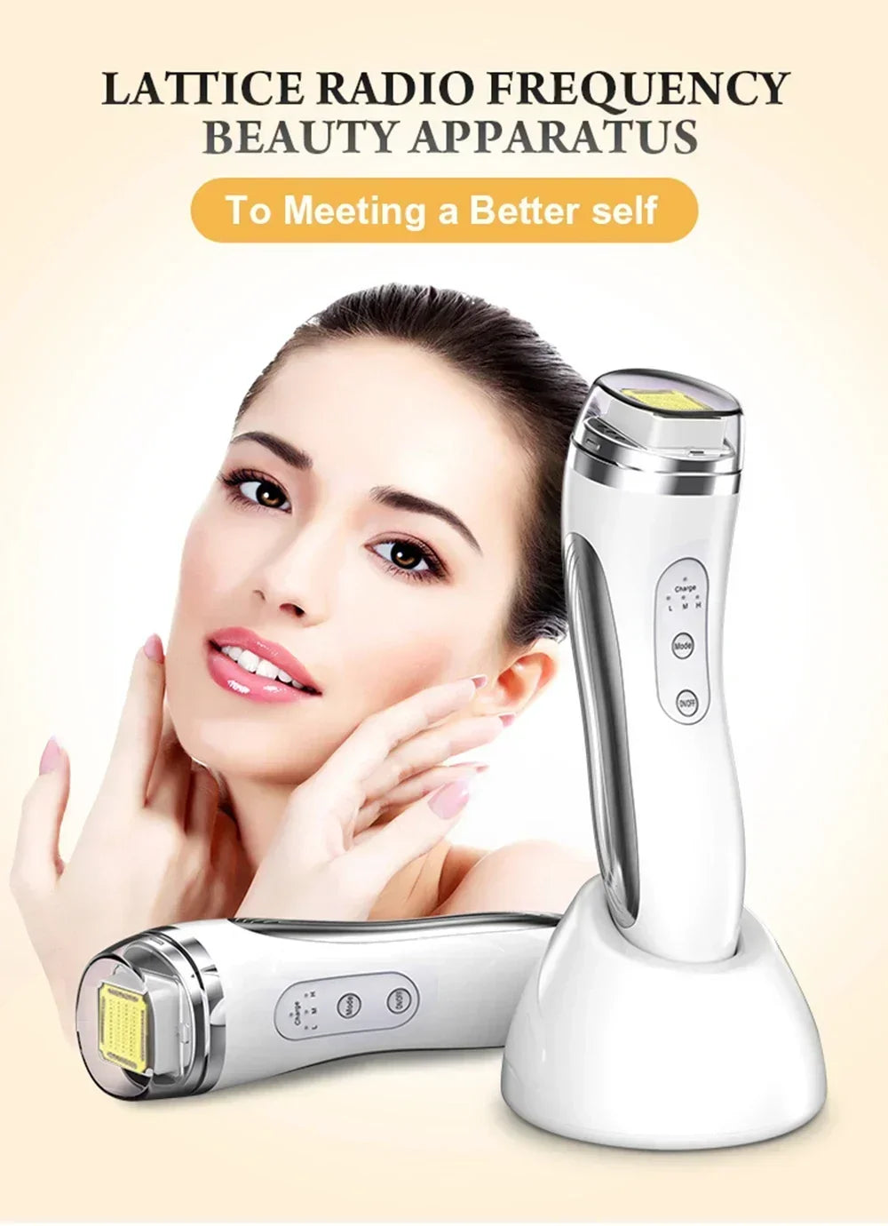 Electric Facial Lifting Machine Dot Matrix Skin Tightening Rejuvenation Wrinkle Removal Face Massager Home Use Beauty Devices