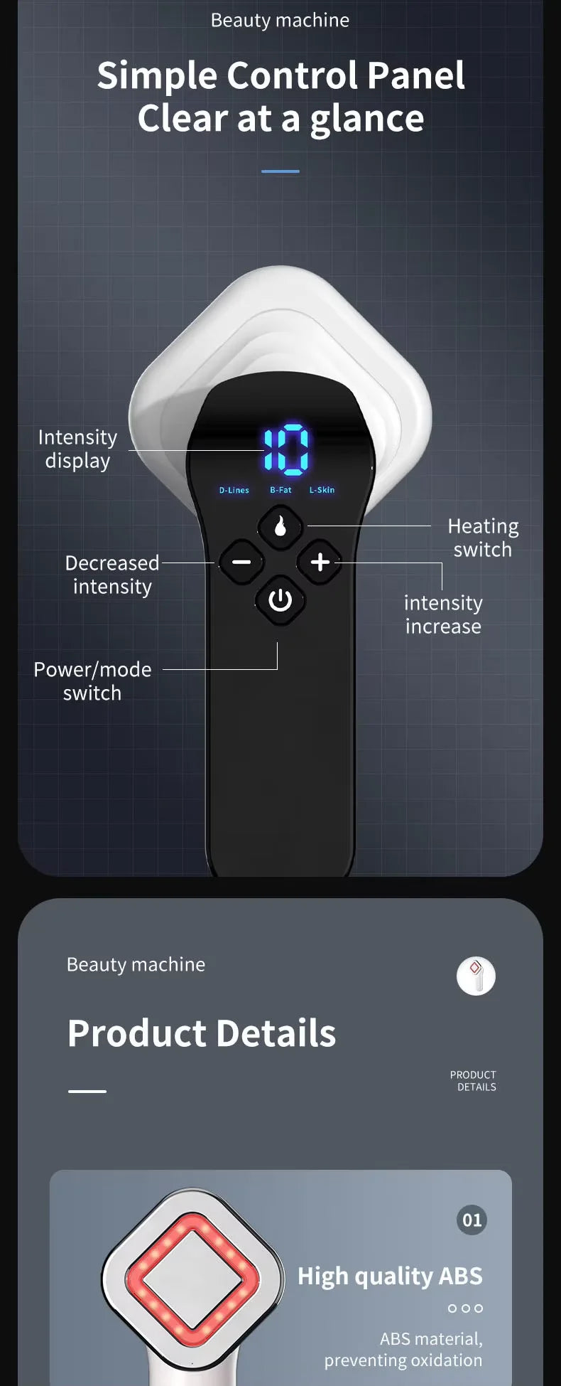 Electric Portable fat remover body massage