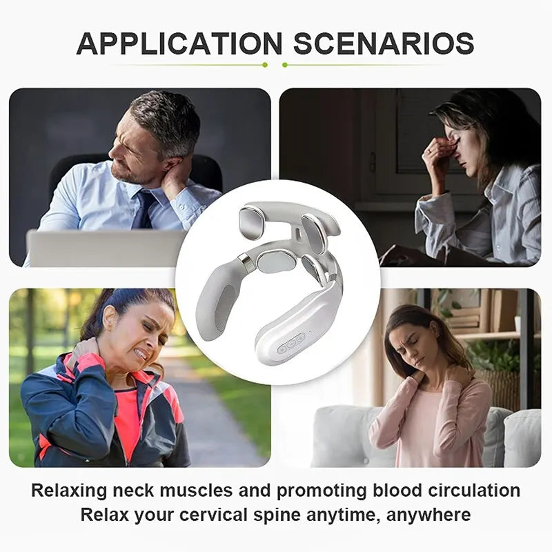 4-in-1 Neck Massage Machine with Heating