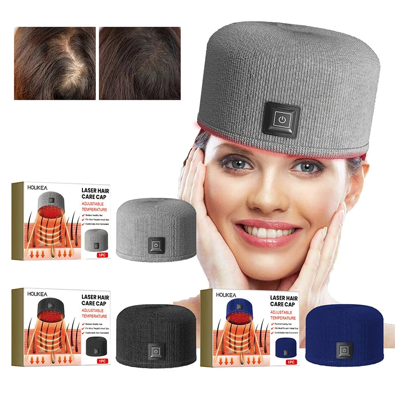 Red light therapy cap for hair loss treatment