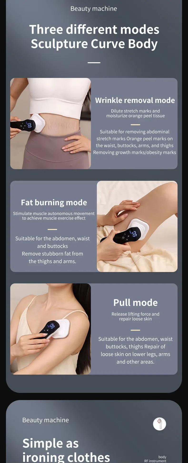 Electric Portable fat remover body massage